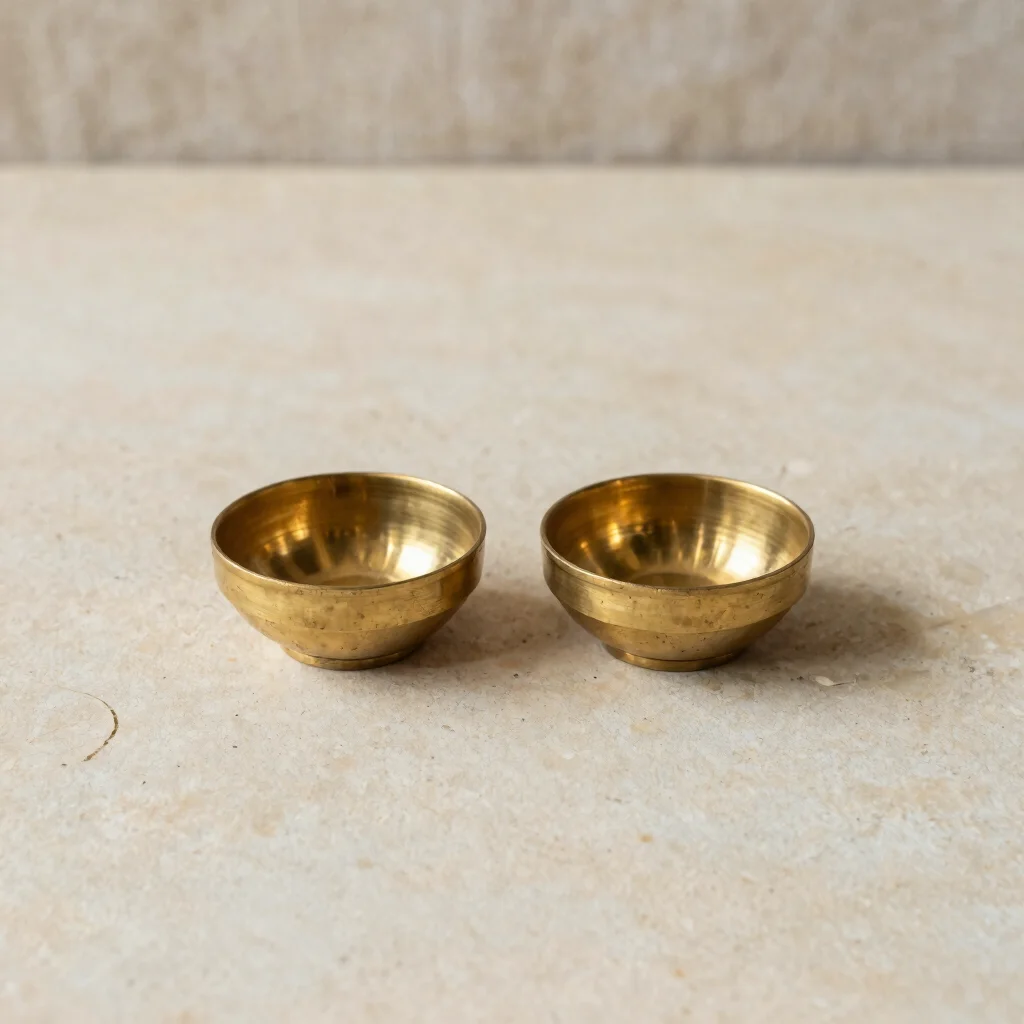 Hand-Finished Brass Diyas